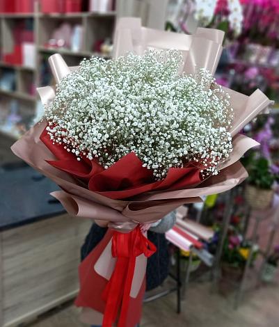 Букет цветов из: Гипсофила в Мстёре
