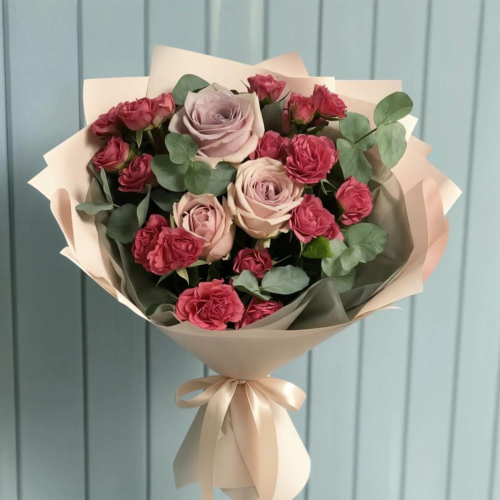 Букет цветов из: Гвоздики и Розы в Мстёре