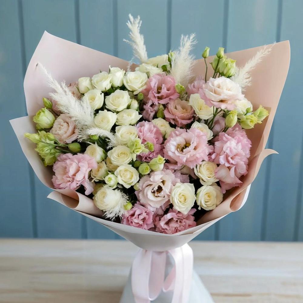 Букет цветов из: Альстромерии и Розы в Мстёре