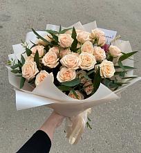 Букет Кремовые розы Латте в Мстёре