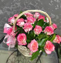 Цветочная композиция из Розы в корзине #REPLACE_PRED# Мстёре