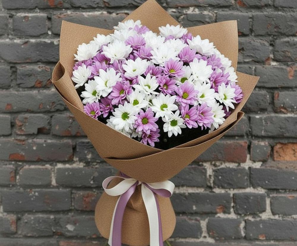 Букет цветов из: Хризантемы в Мстёре