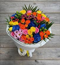 Букет цветов из:  Розы и Хризантемы в Мстёре