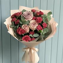 Букет цветов из:  Гвоздики и Розы в Мстёре