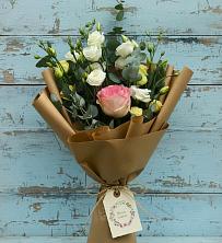 Букет цветов из:  Розы и Лизиантусы в Мстёре