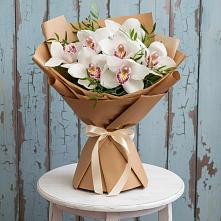 Букет цветов из:  Орхидеи и Розы в Мстёре